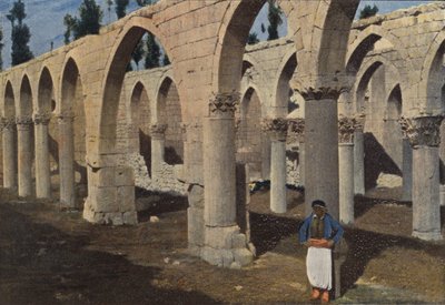 Baalbek, Mosque of Saladin by European Photographer